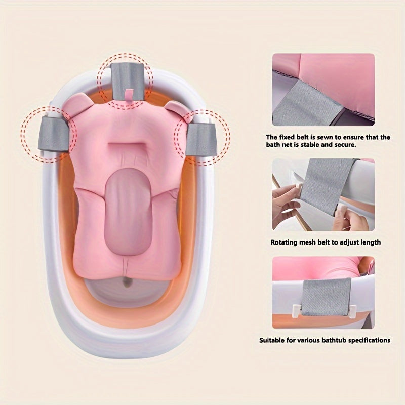Anti-slip Badzitkussen | Badmat met Net voor Baby, Ideaal Cadeau