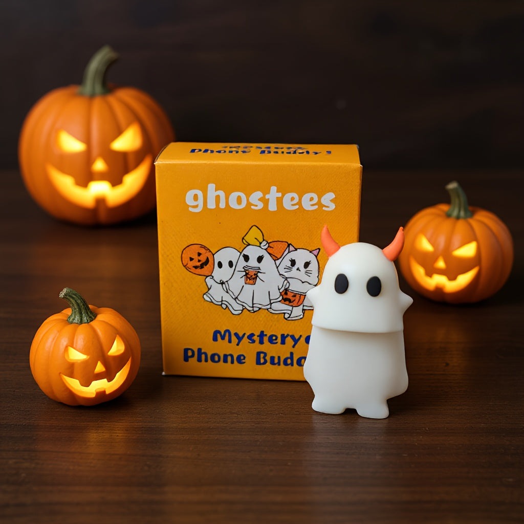 Spookje Halloween Telefoonversiering | Leuke Stick-On Decoratie voor Smartphone of Tablet