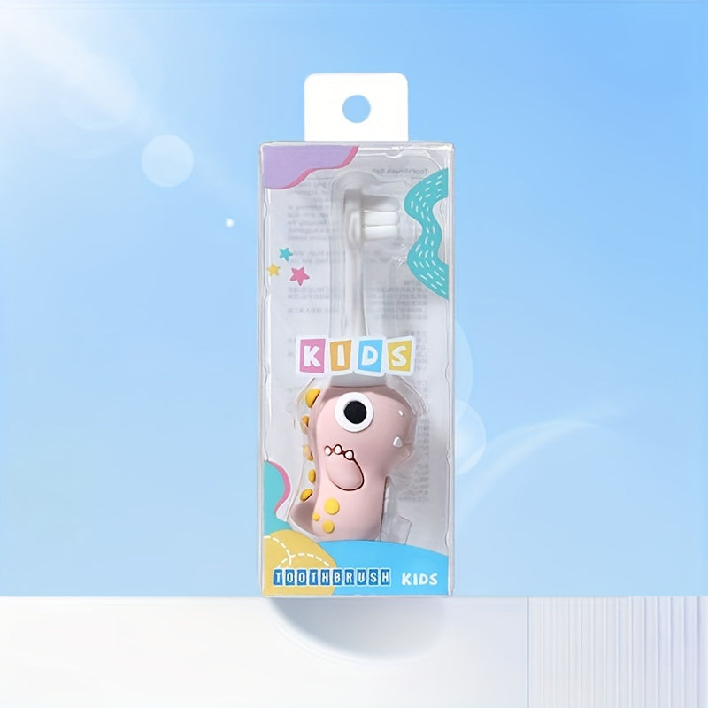 Dinosaurus Tandenborstel | Zacht en Makkelijk Te Reinigen, Geschikt voor 3-6 Jaar