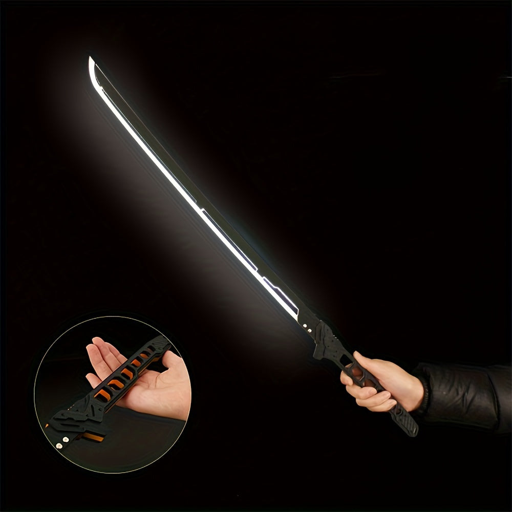 LED Samurai Zwaard 80cm | Cyberpunk Stijl | Cosplay & Halloween Decoratie