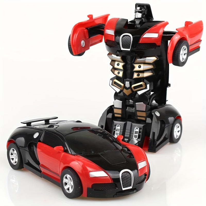 Automatisch Transformerend Autootje – Knopgestuurd, Robot & Auto in Eén, Speelgoed voor Jongens vanaf 3 Jaar