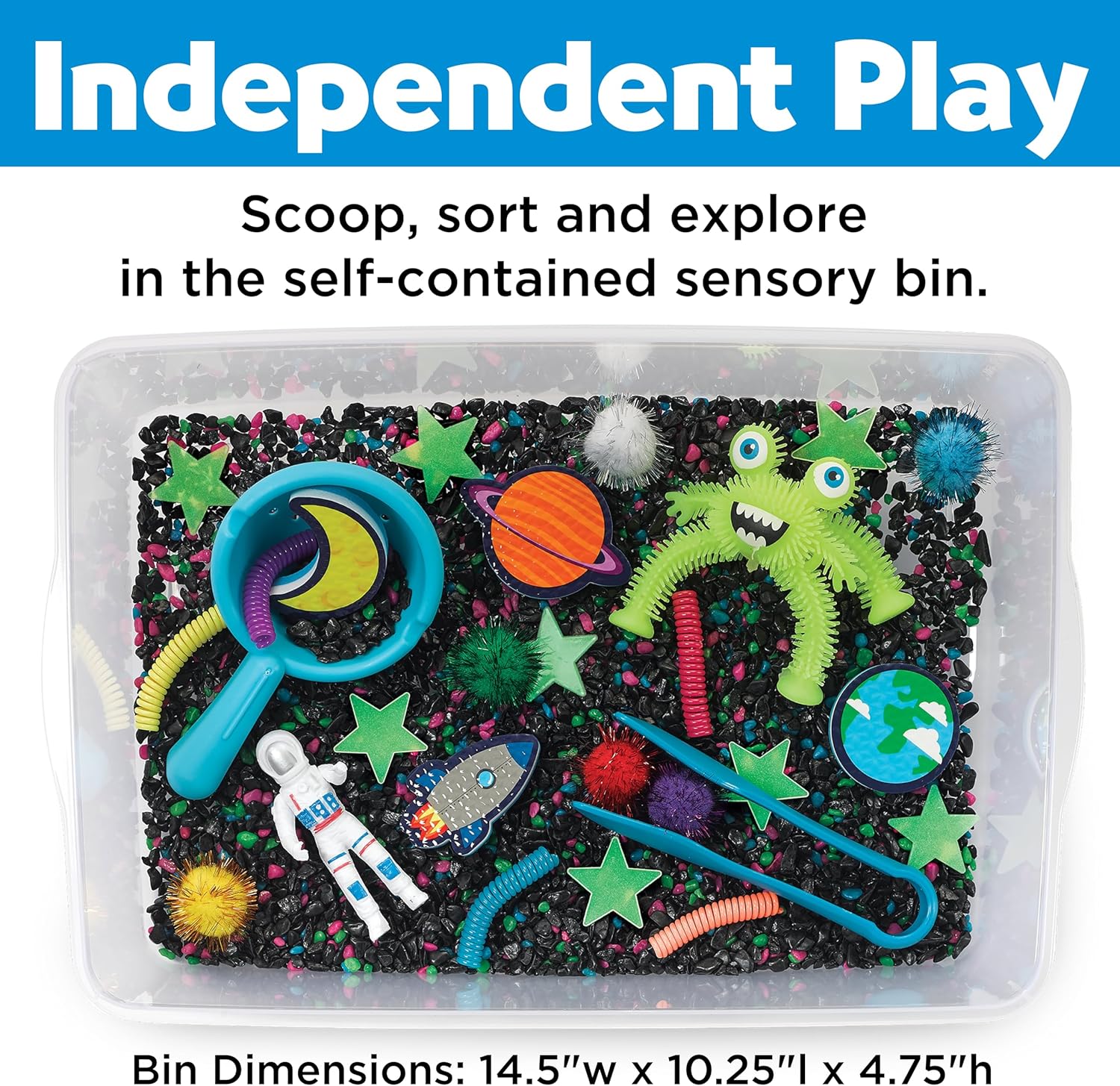 Sensory Bin Construction Zone Speelset | Graafmachine Speelgoed voor 3-5 Jaar Oud | Educatief Buitenspeelgoed en Activiteiten voor Kinderen