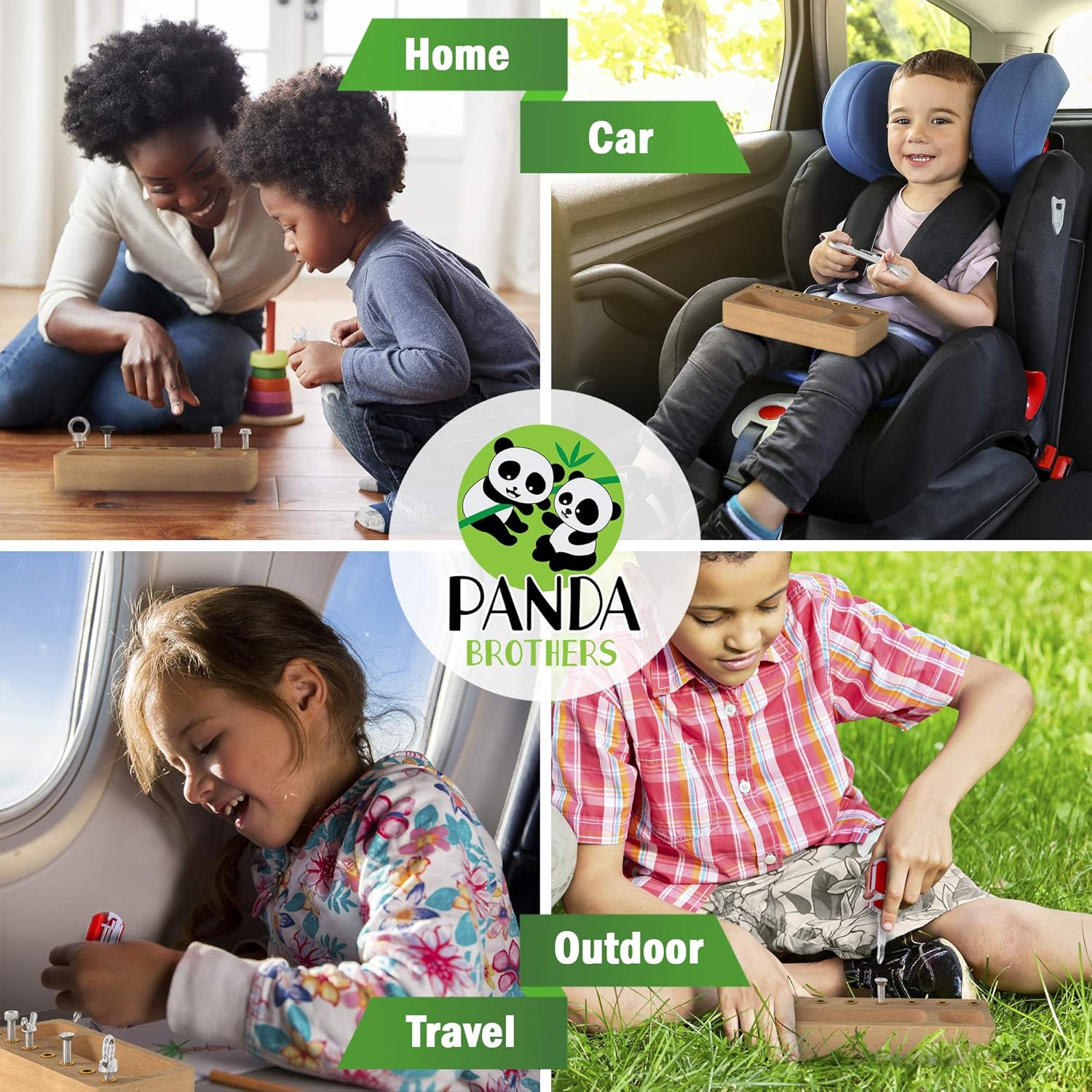 Montessori Houten Schroevendraaier Bord | Educatief Sensorisch Speelgoed 4+ Jaar