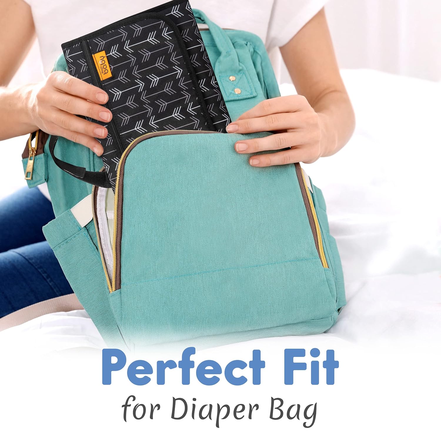 Draagbaar Verschoonmatje – Reisset met Doekjesvak | Baby Cadeau