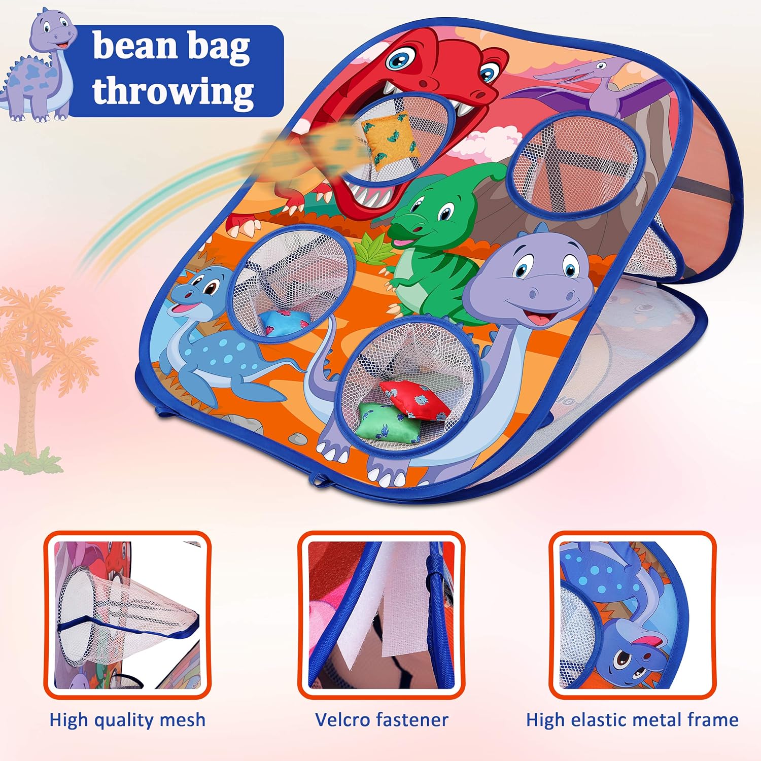 Dieren werp spel | bean bag toss buitenspel voor kinderen & familiefeest 3-6 jaar