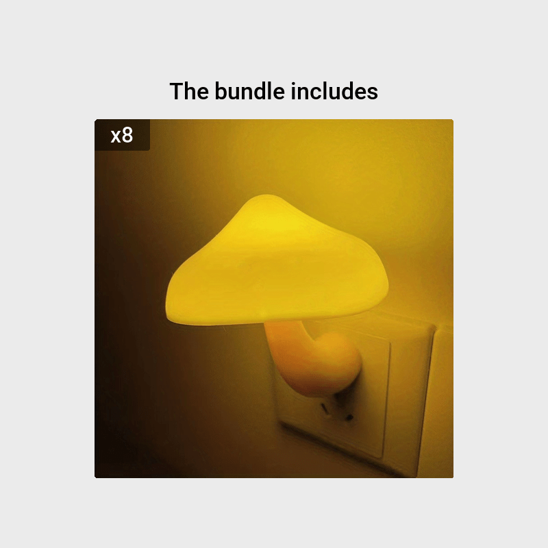 Magische Paddenstoel LED Nachtlampje | Automatische Sensorlamp met Kleurveranderingseffect voor Hal, Slaapkamer, Woonkamer