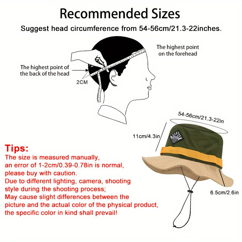 Sneldrogende Bucket Hat | Ademend & Verstelbaar | Perfect voor Outdoor