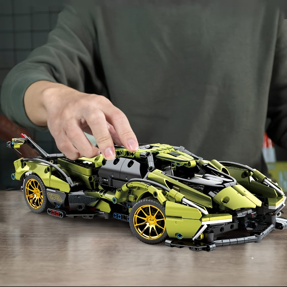 452-delige high-tech raceauto bouwset - Perfect verjaardagscadeau.