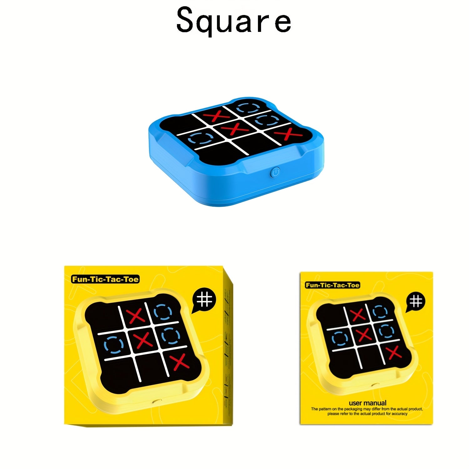 Mini Handheld Spelconsole – 4-in-1 IQ Puzzelspel voor Geheugentraining en Reizen