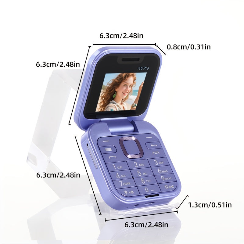 Mini klaptelefoon 2G | Dual sim opvouwbaar toestel