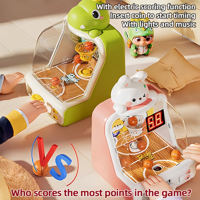 Interactief Automatisch Basketbalspel | Multiplayer Plezier, Ideaal Cadeau voor Kinderen