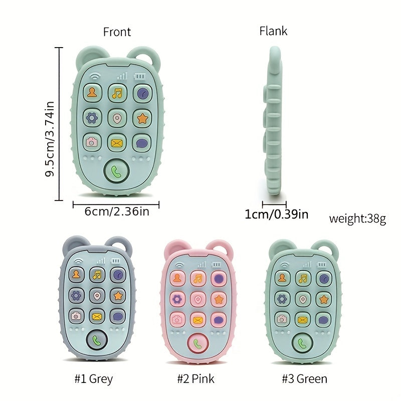 Mobiele Telefoon Vormige Tandtender, Siliconen Tandtender, Grappige Creatieve Tandtender, Geweldig Cadeau voor Kerst, Halloween, Thanksgiving, Nieuwjaars- en Valentijnscadeau