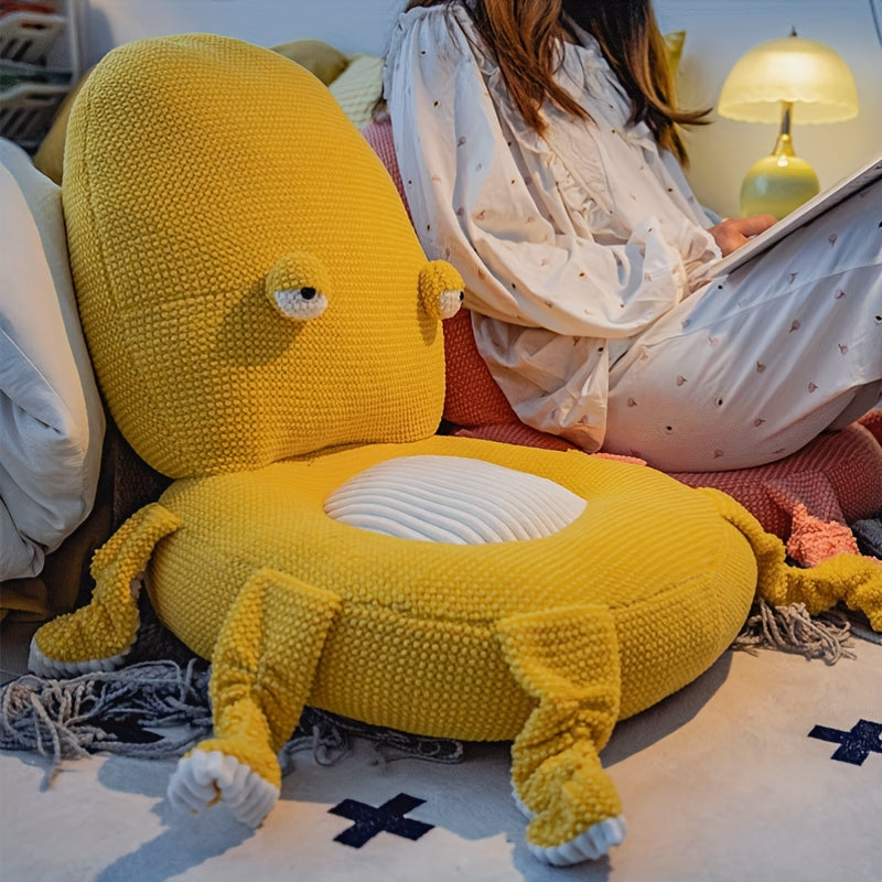 Schattig Octopus Zitkussen – Zachte Vloermat Voor Woonkamer Of Tatami