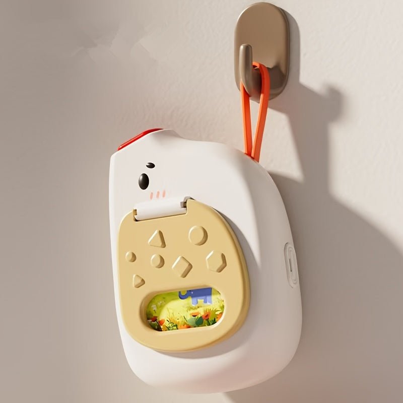 Baby Muzikale Telefoon met Drukbord | Interactief Olifant Speelgoed | Educatief Muziek- & Verhaalspel voor 18 Maanden+ | Multifunctioneel Ontwikkelingsspeelgoed