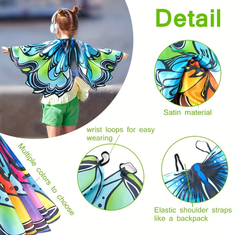 Fee Vlindervleugels Kostuum voor Kinderen | Verkleden als Monarch Vlinder | Geweldig Idee voor Feestjes & Cadeaus