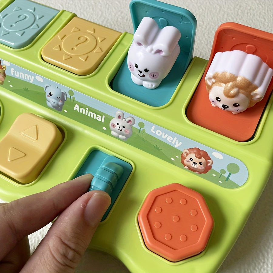 Interactieve Pop-Up Dierenbox | Educatief Speelgoed voor Logica & Geheugen | Perfect Cadeau voor Verjaardag of Feestdagen
