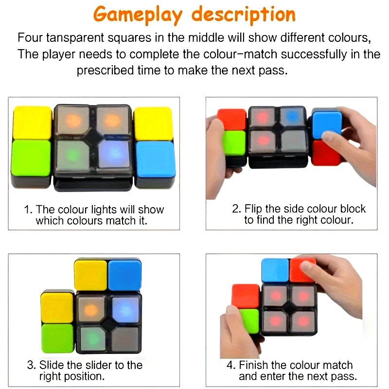 Slimme Elektrische Hexahedron | Licht & Muziek | Educatief Pretend Play Speelgoed