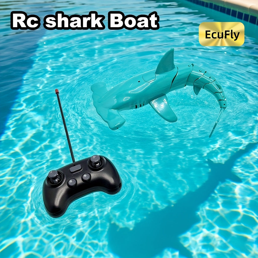 RC Haaiboot Simulatie – 15 Minuten Speeltijd aan Oppervlak – Snelheid van 3-4 KM/U – Waterspeelgoed – Twee Krachtige Motoren – Perfect Cadeau
