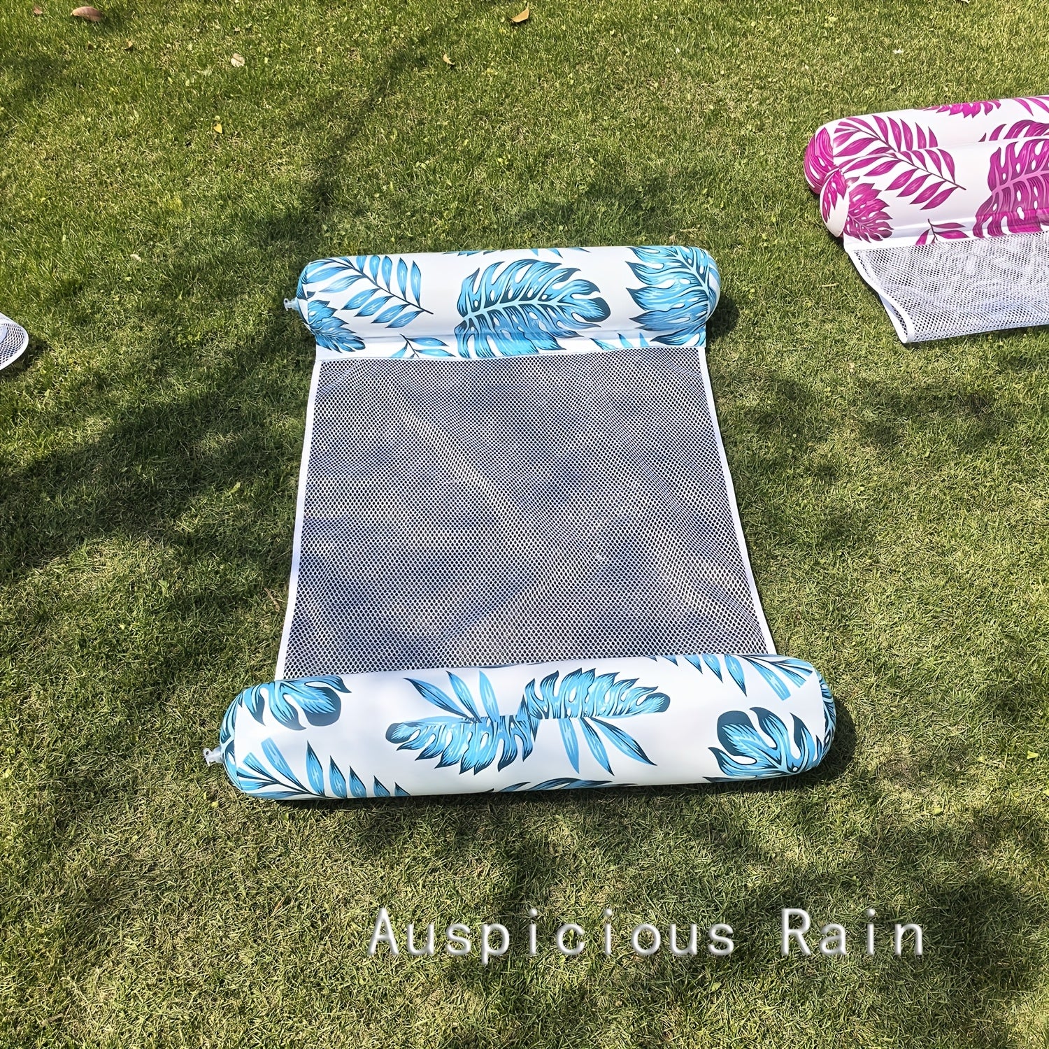 3-delige Set Luxe Opblaasbare Zwembadbedden voor Volwassenen – 4-in-1 Hangmat met Hoofdkussen & Bekerhouder | PVC Waterbed voor Zwembad, Meer, Strand & Ontspanning