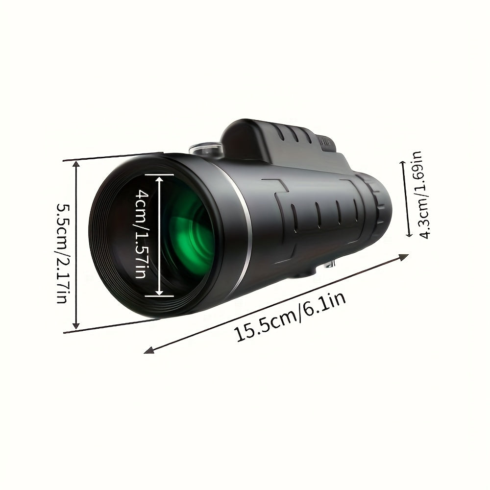 10x42 Monoculair Verrekijker | HD Telescoop voor Vogels, Kamperen & Outdoor