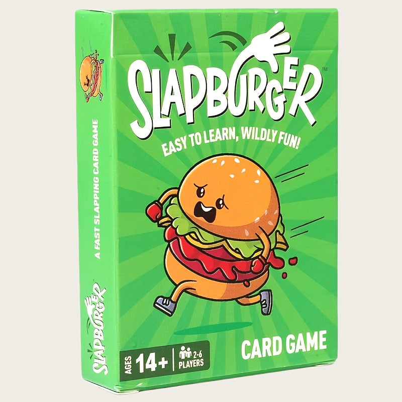Slapburger Kaartspel – Snel Familie- en Partijspel voor 2-6 Spelers | Interactief Vermaak