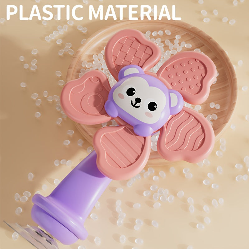 Sensorische Spinner met Zuignap voor Baby en Peuter - Draaiend Windmolen Speelgoed voor Jongens en Meisjes - Ideaal Reisspeelgoed voor Kinderen vanaf 0 Jaar