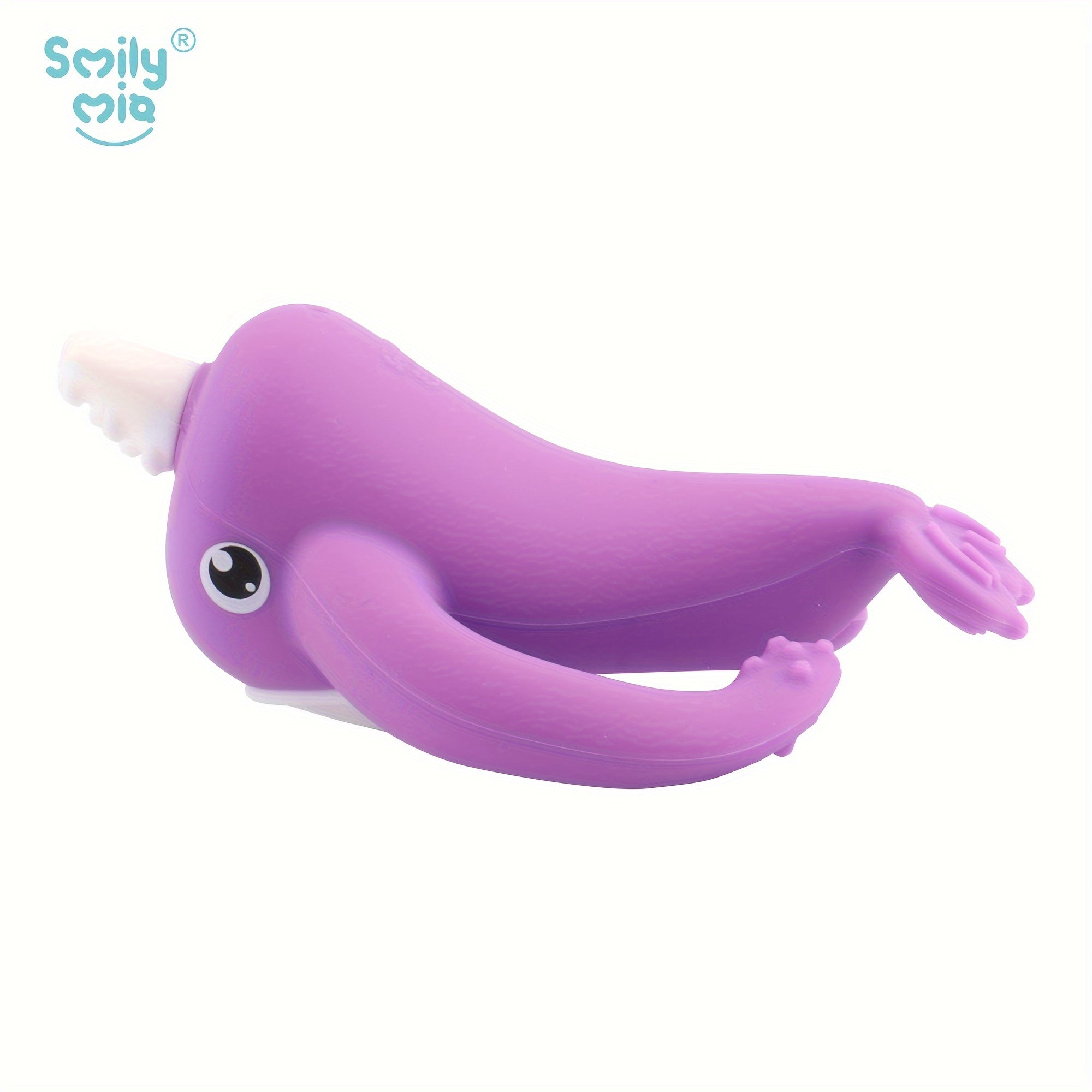 Narwal Bijtring voor Baby's van 3-6 Maanden - Zacht Siliconen Bijtspeeltje en Tandenborstel voor Jongens en Meisjes - Pijnverlichting bij Doorkomende Tandjes