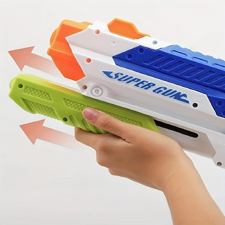 2x Waterpistool 300ml | Zomerspeelgoed voor Zwembad & Strand – Blauw & Oranje