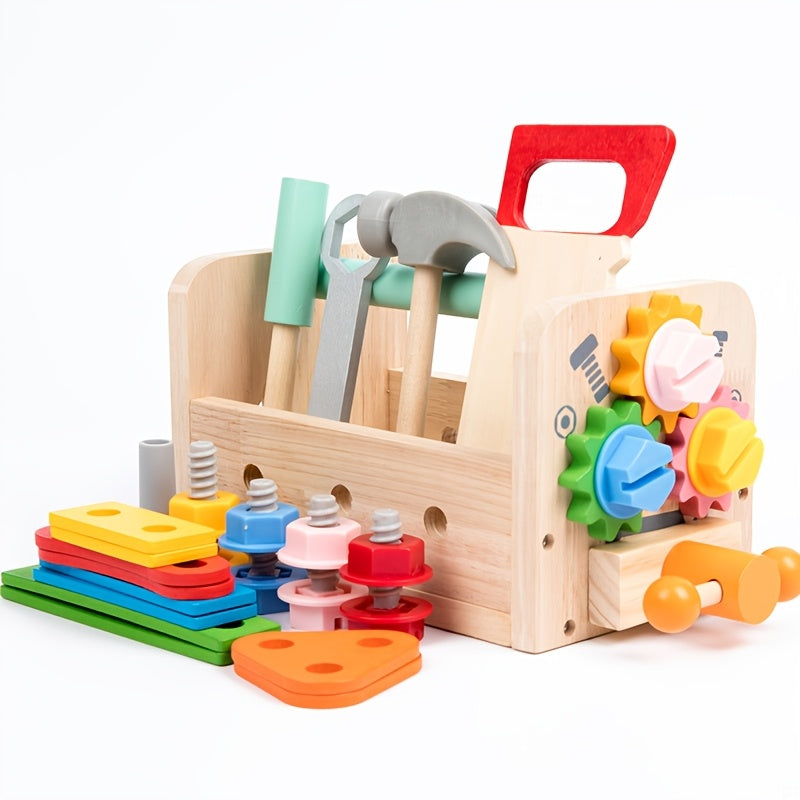 Houten gereedschapskist|STEM bouwspeelgoed â rollenspel 3-6 jaar