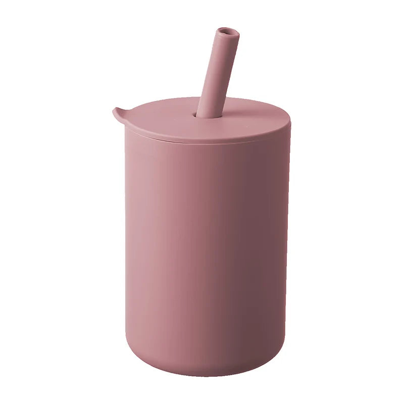 150ml Baby Rietje Mok 5oz Kind Drinkmok Silicone Leren Mok voor Baby en Kind Draagbaar en Handig Voeden Mok