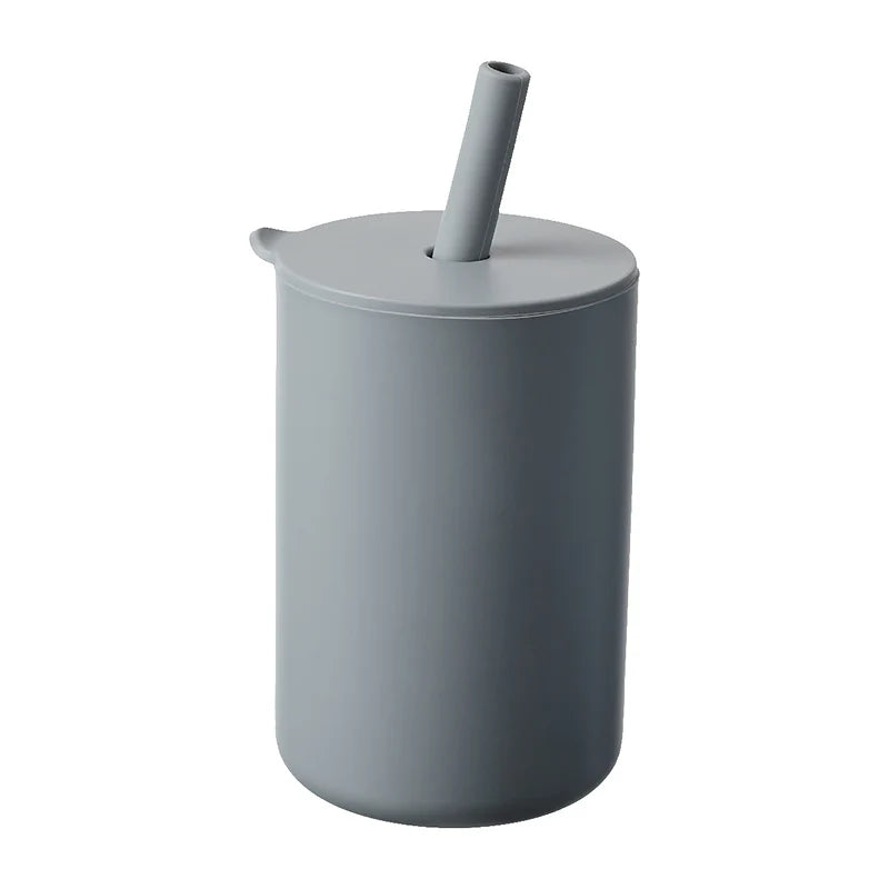 150ml Baby Rietje Mok 5oz Kind Drinkmok Silicone Leren Mok voor Baby en Kind Draagbaar en Handig Voeden Mok