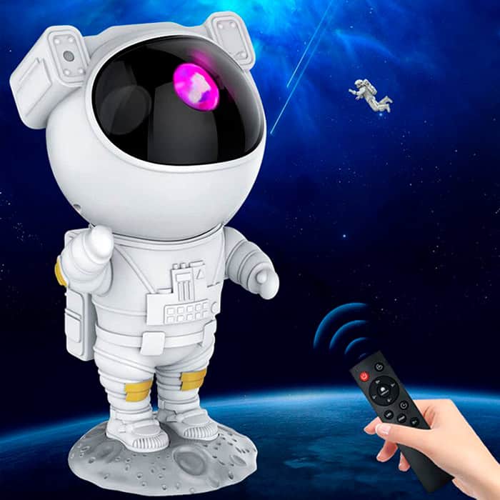 AstronautLamp, un proiettore notturno con effetto galassia e luce a LED