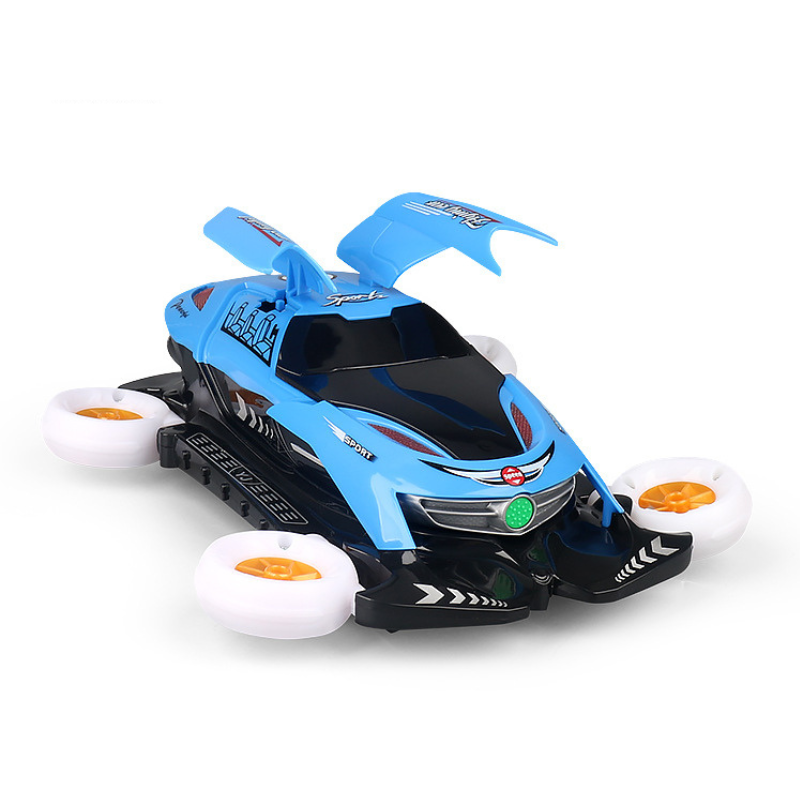 LED Speed Auto met Vliegende Wielen | Zwevende Racewagen voor Kinderen – Spectaculaire Lichtshow & Actie