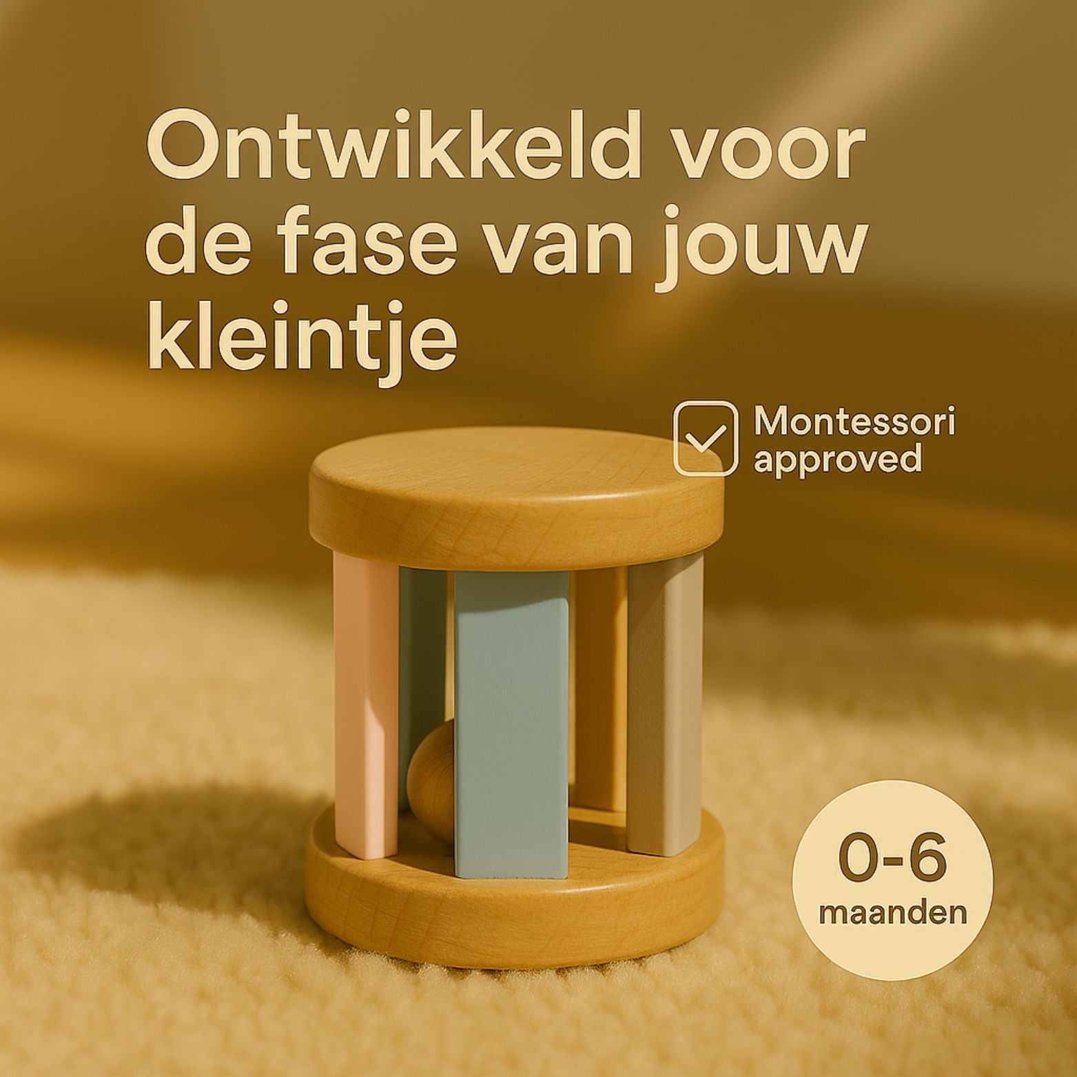 Complete Montessori Speelgoedset voor Pasgeboren Baby's - Educatief Kraamcadeau voor Jongens en Meisjes vanaf 0 Jaar - Babyspeelgoed voor Zintuiglijke Ontwikkeling