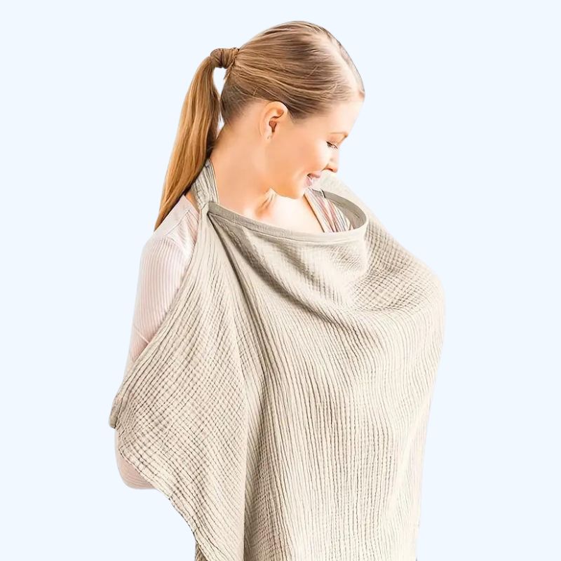 Borstvoeding Cover | Zachte Ademende Katoenen Haak Nursing Cover Cadeau