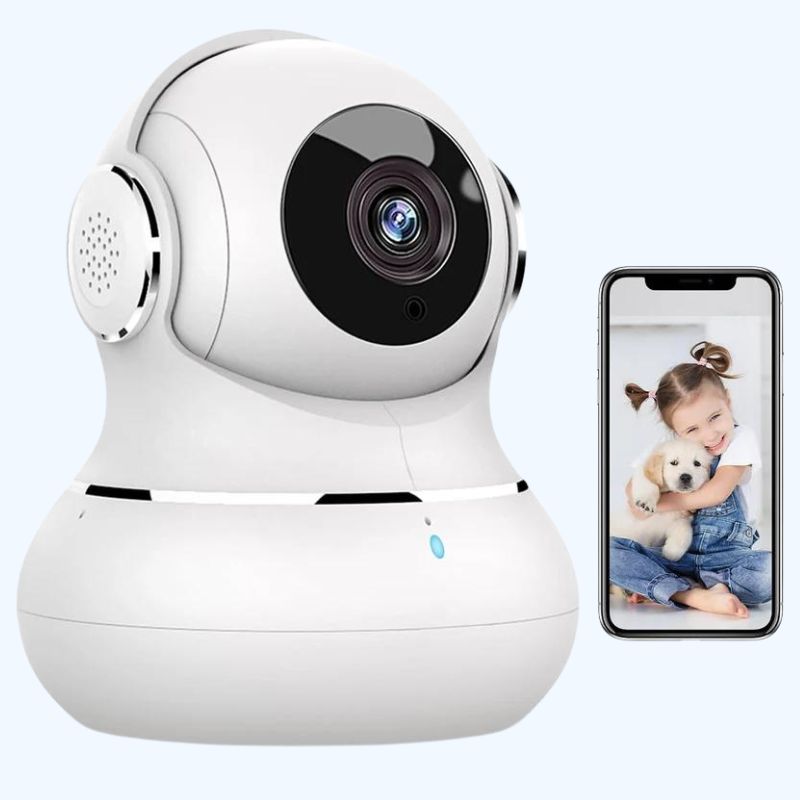 Babyfoon Camera | 360 Graden Nachtzicht Met 2-Weg Audio Indoor Camera