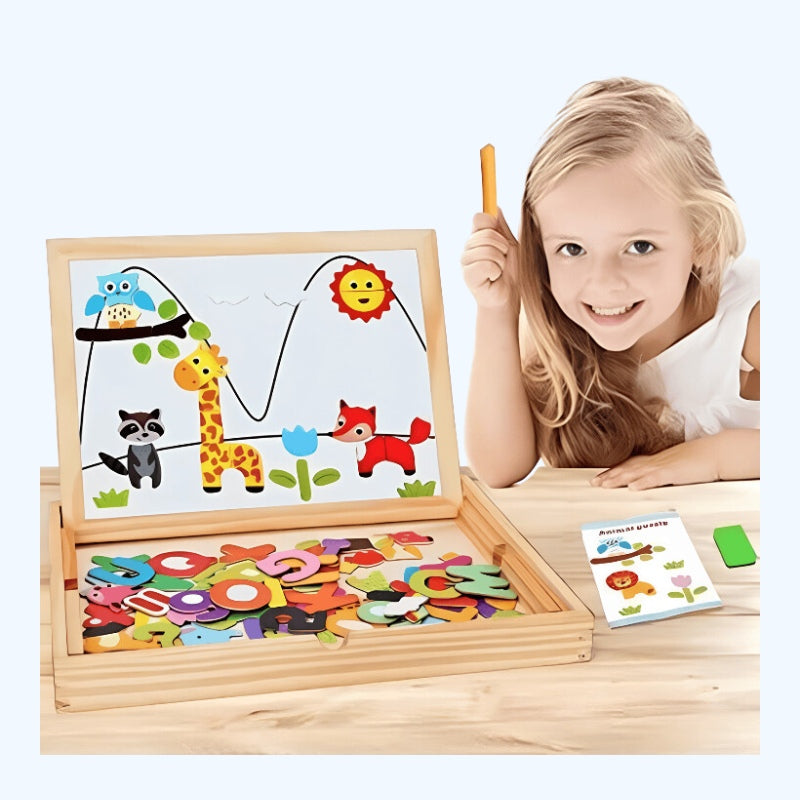 Kinder Houten Magnetisch Tekenbord