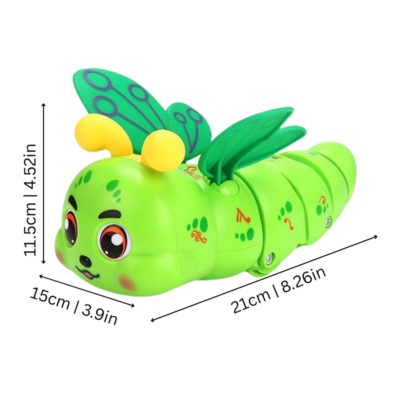 Kruipende Rups met Licht & Muziek | Interactief Speelgoed voor Baby’s en Peuters