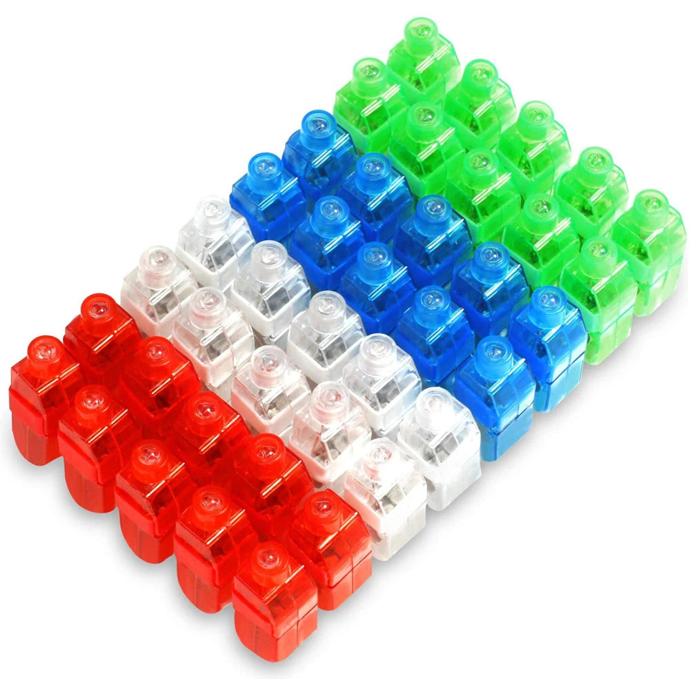10 Stuks LED Vingerlampen | Oplichtende Ringen voor Kinderen & Volwassenen, Feestartikelen voor Feest & Vakantie