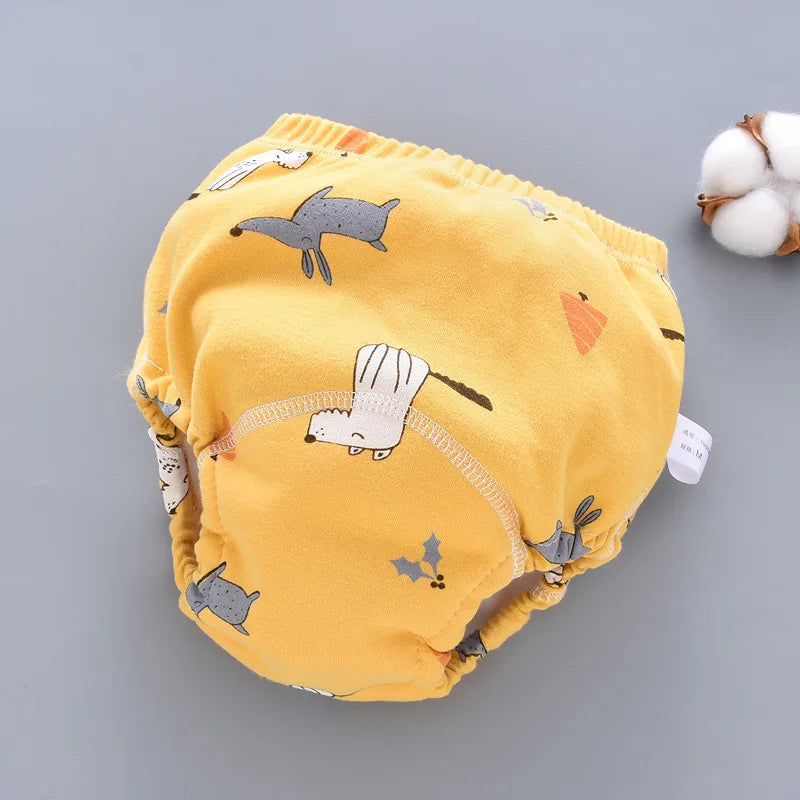 Herbruikbare Trainingsbroekjes | Comfortabele katoenen luiers voor baby’s – geen speelgoed