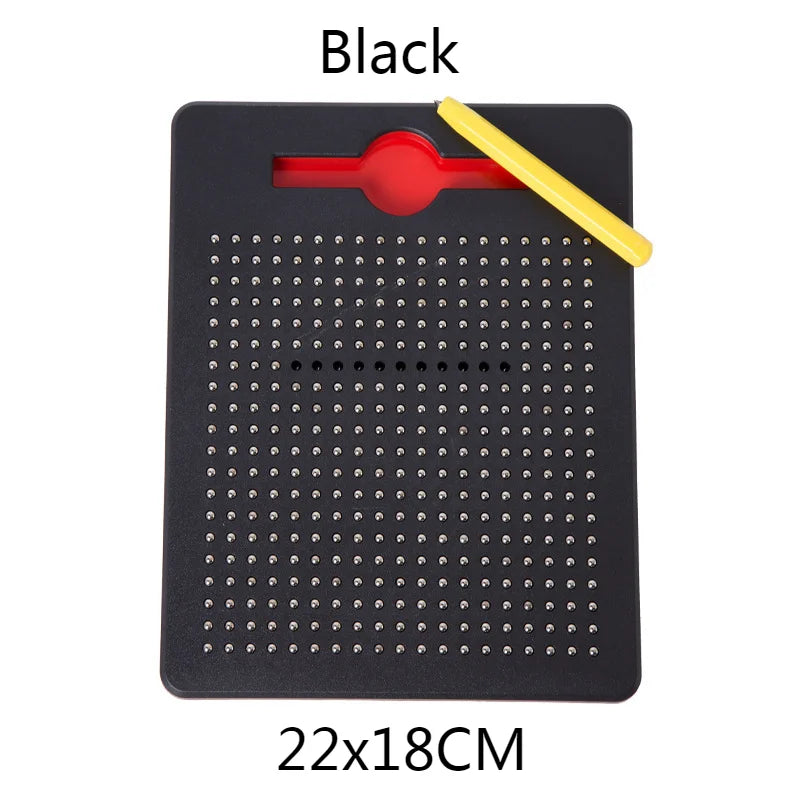 Magnetische Bal Tekenbord Met Pen, Leer Tablet Voor Tekenen, Montessori Educatief Speelgoed Voor Kinderen En Volwassenen