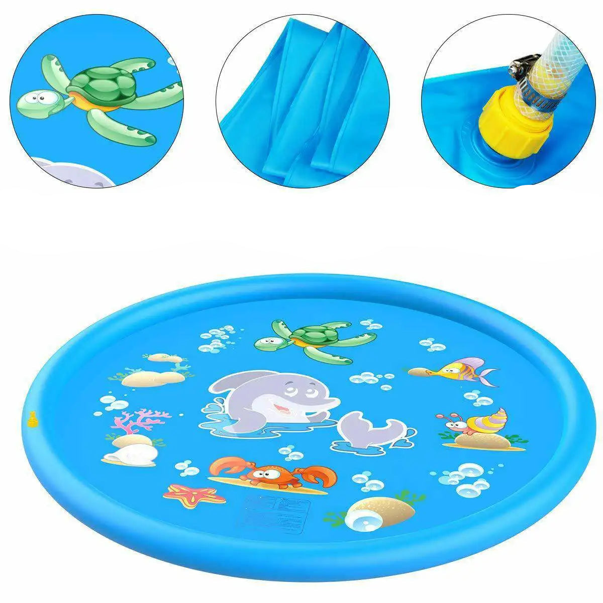 Kinder Speel Spraymat | 100/170cm Opblaasbare Watersproeier Pad voor Buitenplezier