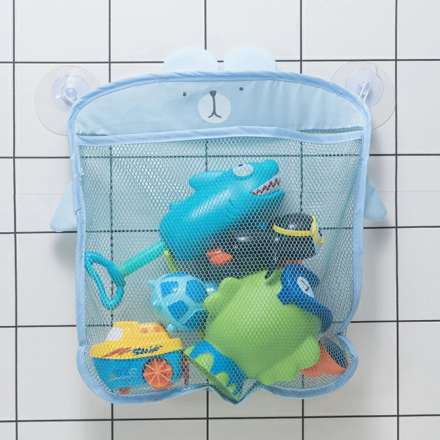 Baby Bad Speelgoed | Schattige Eend & Kikker met Net Opbergzak, Sterke Zuignappen, Water Speelset voor Kinderen