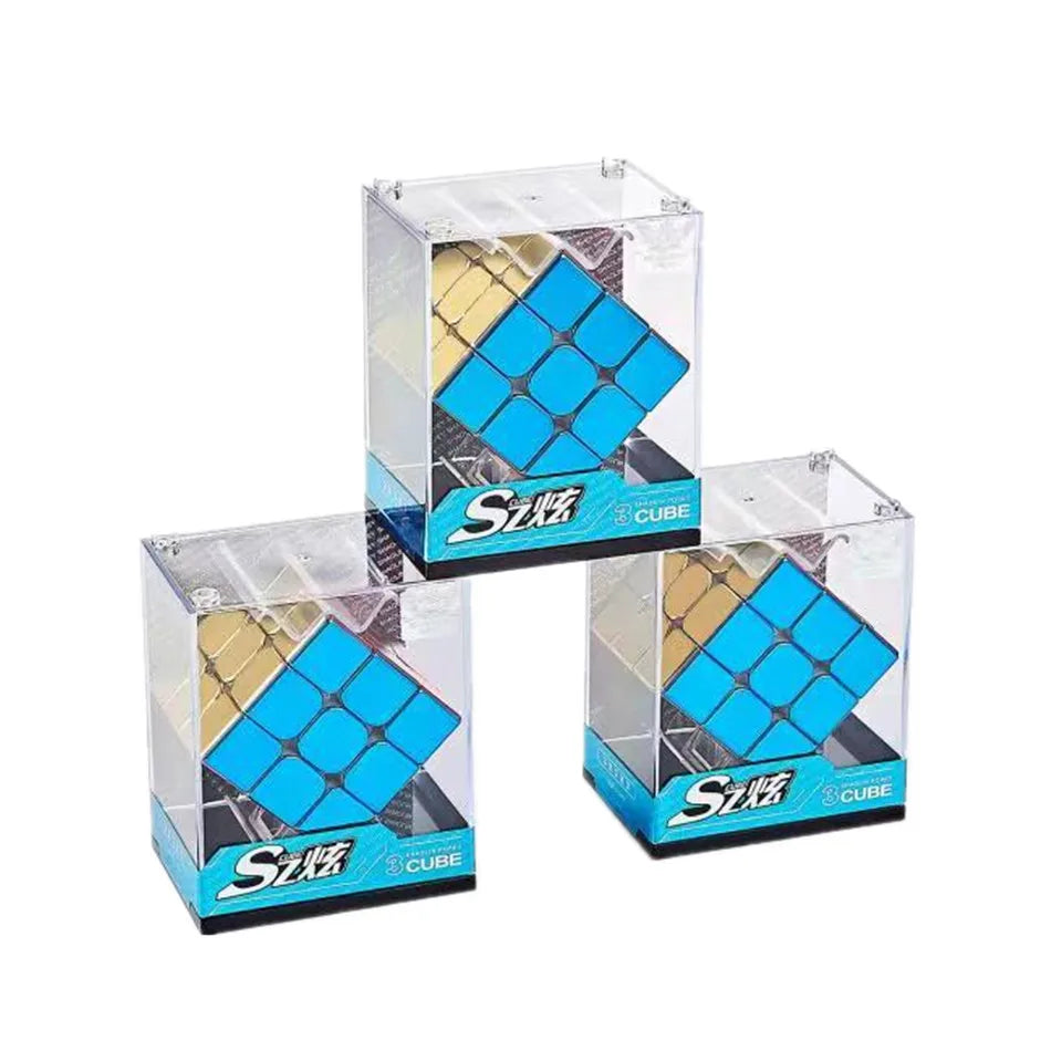 Cyclone Boy Magnetische 3x3 Magic Cube | Professionele Speedcube Puzzel | Glanzend Electroplating Design