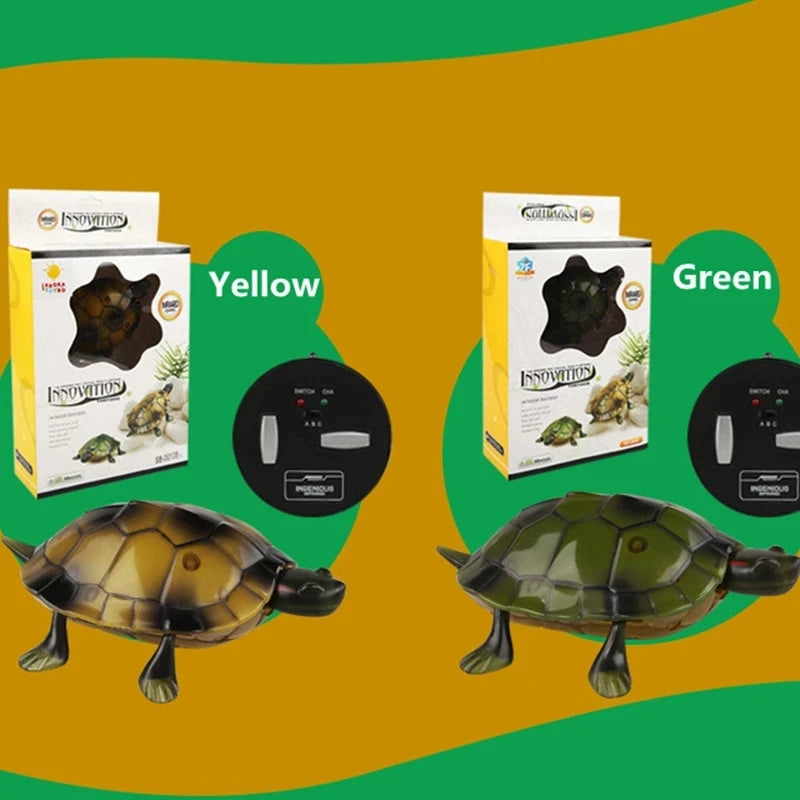 Grappige Grap Dierenhuisdier | Hoog Gesimuleerd Geluid Licht Lopende Schildpad Robot | RC Schildpad Dier Speelgoed Cadeau