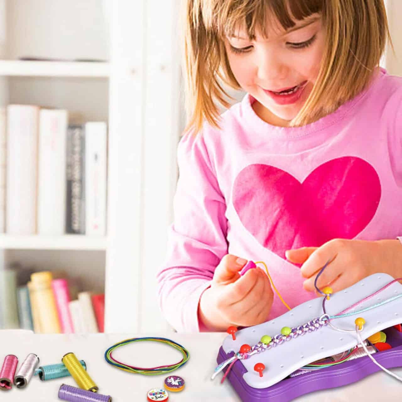 KnitFun Armband Brei Kit voor Kinderen | Creatief DIY Speelgoed | Armbanden Maken