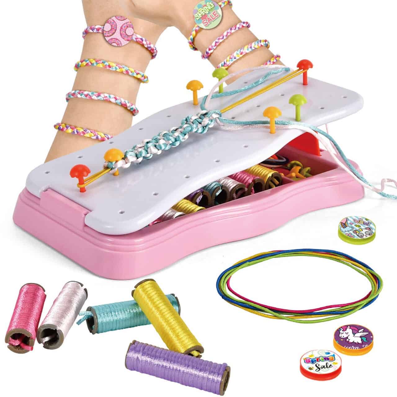 KnitFun Armband Brei Kit voor Kinderen | Creatief DIY Speelgoed | Armbanden Maken