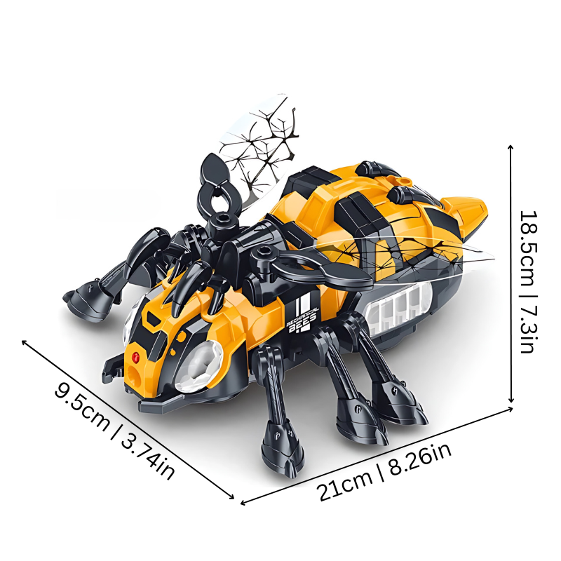 Interactieve Kruipende Bij | Met Lichtjes & Geluiden – Motorisch Speelgoed voor Peuters