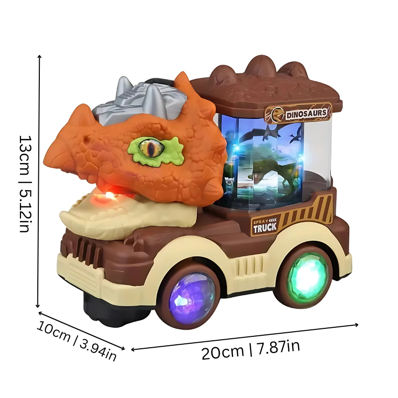 Interactief Dinosaurusvoertuig | Met Muziek & Licht – Educatief Speelgoed vanaf 3 Jaar