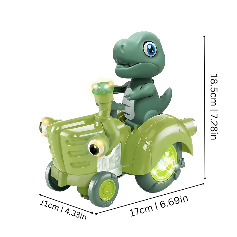 Interactieve Kruipende Dinosaurus | Met Geluid & Lichteffecten – Stimuleert Beweging